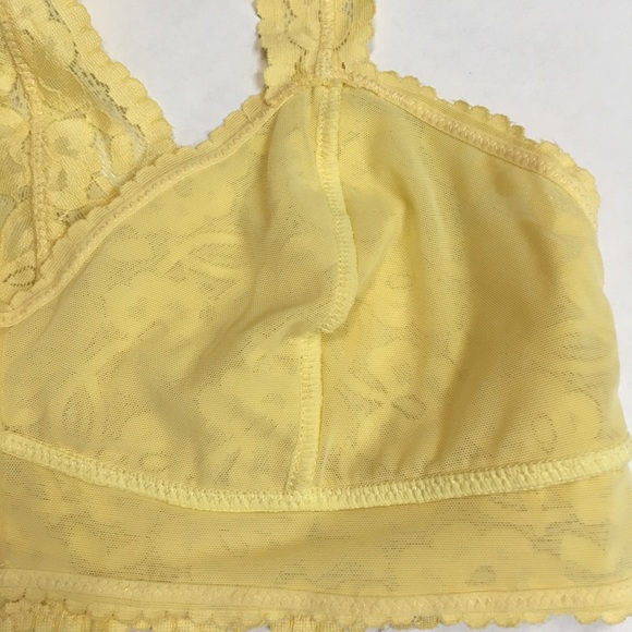 FREE PEOPLE yellow bralette size L - Picture 6 of 8